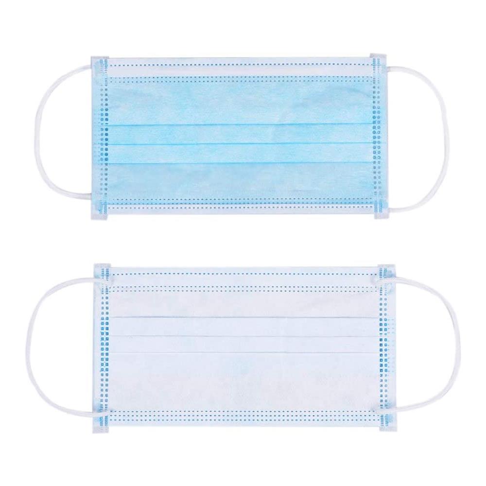 Maschera Monouso Maschera Monouso Blu A 3 Strati Maschera Civile Maschera Di Sicurezza Mascherine E Protezioni Orecchini Elastici Adulto Uomini E Donne 7500 Pezzi - Foto 2