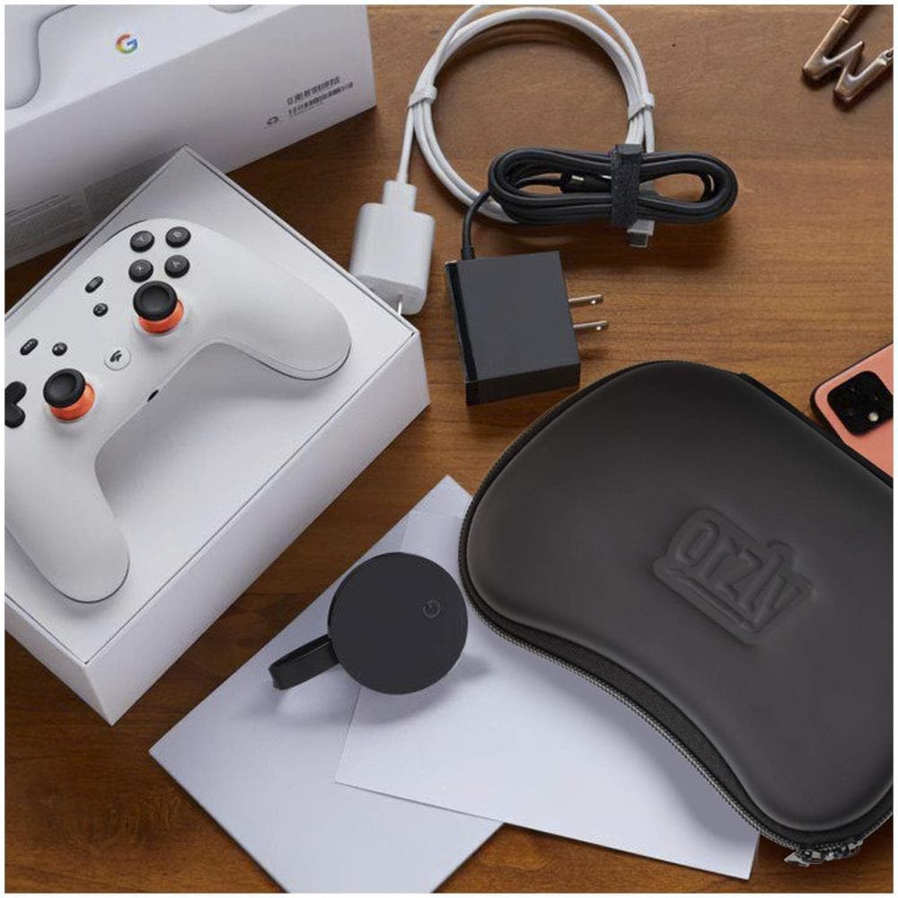 Caso Orzly Per Google Stadi Controller - Custodia Protettiva Con Storage Interno Tasca Per Cavo Di Ricarica - Foto 2