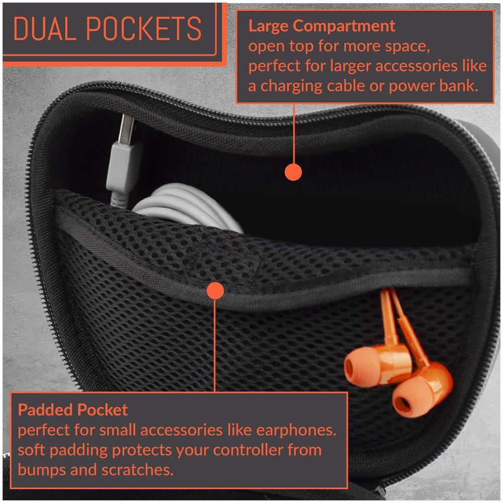 Caso Orzly Per Google Stadi Controller - Custodia Protettiva Con Storage Interno Tasca Per Cavo Di Ricarica - Foto 4