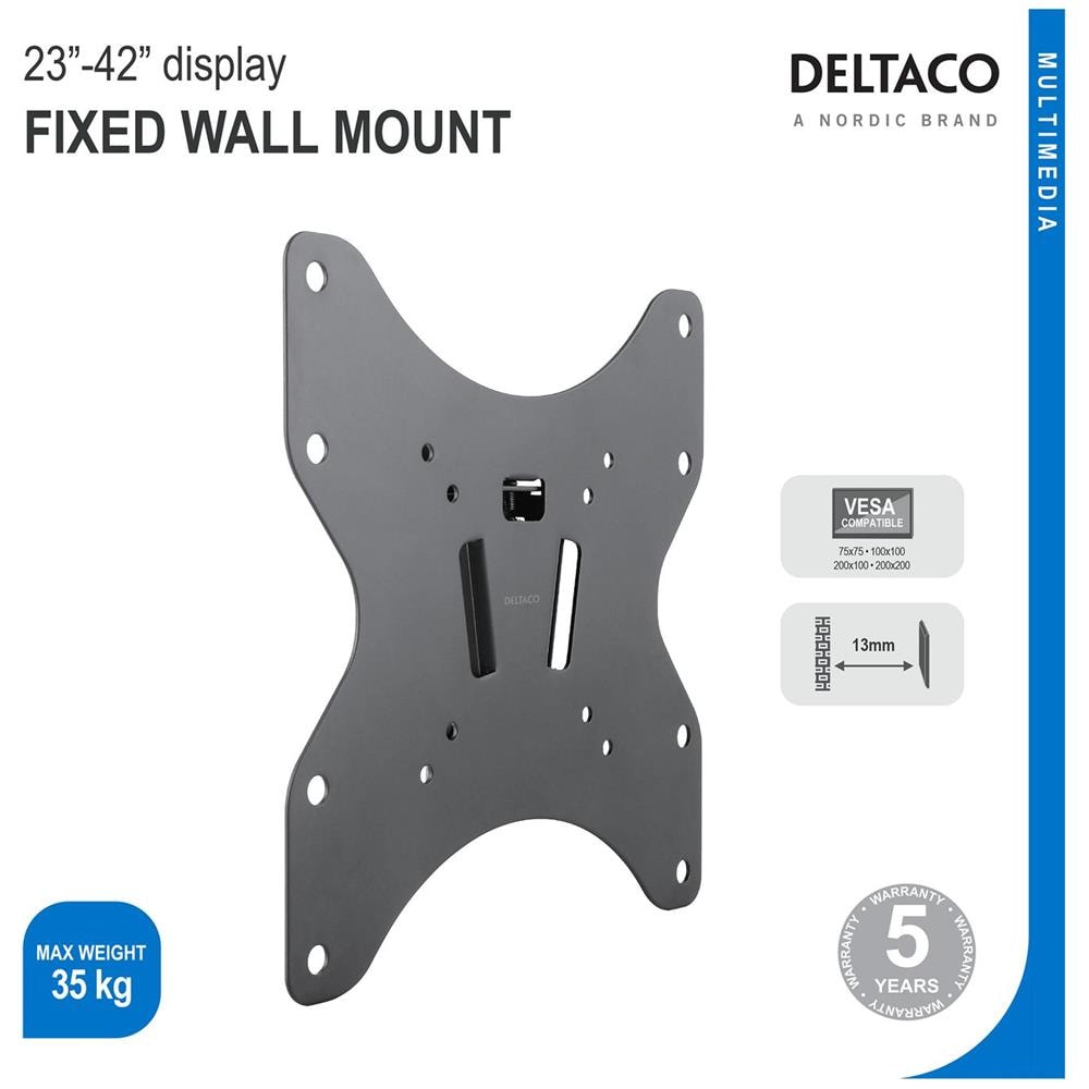 , Parete Fissa, 23""-42"", 35kg, 75x75-200x200 - Foto 2