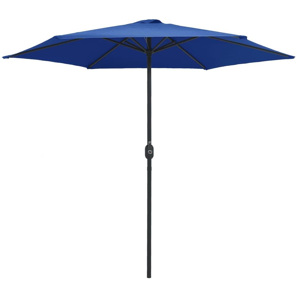 Ombrellone da Esterni con Palo in Alluminio 270x246 cm Azzurro - Foto 2