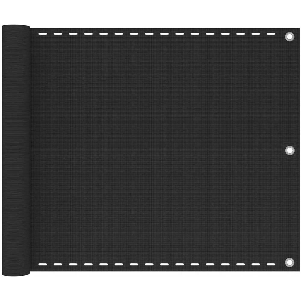 Paravento da Balcone HDPE 75x500 cm Antracite - Foto 1