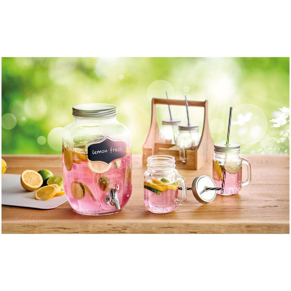 Barattolo Per Rubinetto E Coperchio - Distributore Di Bevande, 3.8 L, - Foto 4