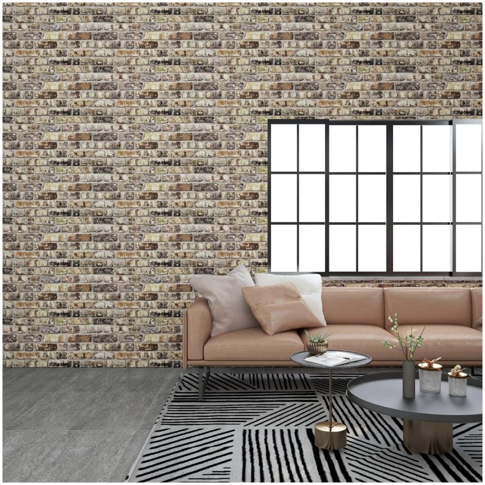 Pannelli Murali 3d Con Design A Mattoni Multicolore 10 Pz Eps - Foto 1