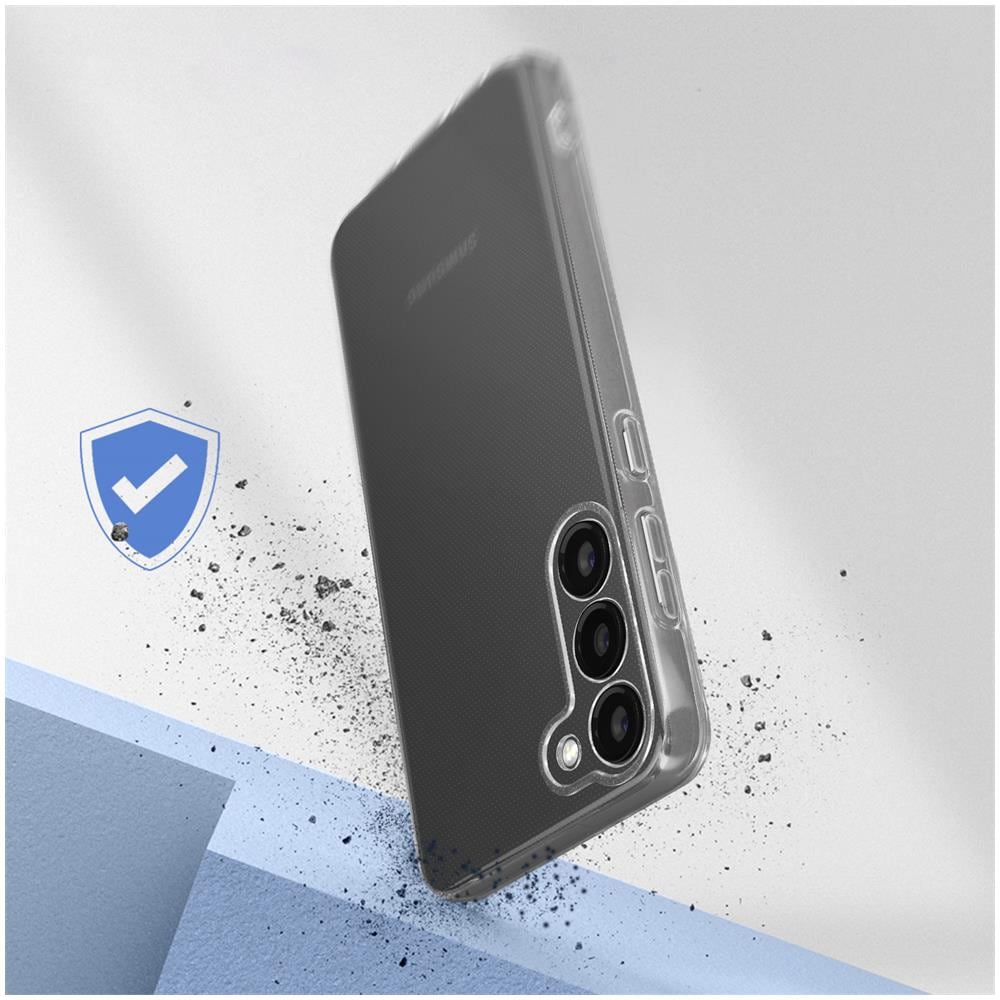 Cover Per Samsung S23 Plus Silicone Flessibile Sottile E Leggera Trasparente - Foto 2