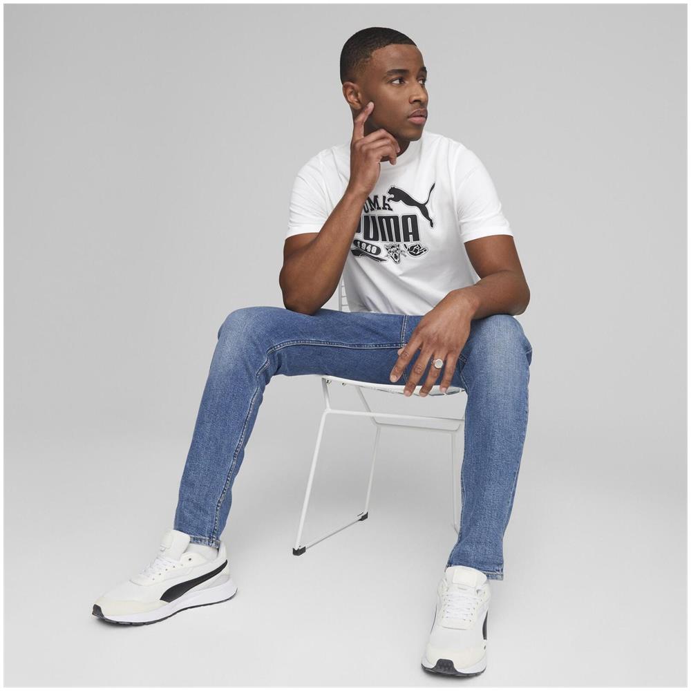 Graphics Icon Tee 67447602, Uomini, Bianca, L - Foto 6