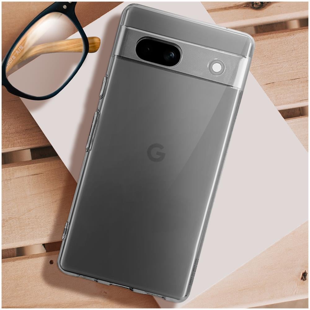 Cover Per Google Pixel 7a Silicone Flessibile Sottile E Leggera Trasparente - Foto 2