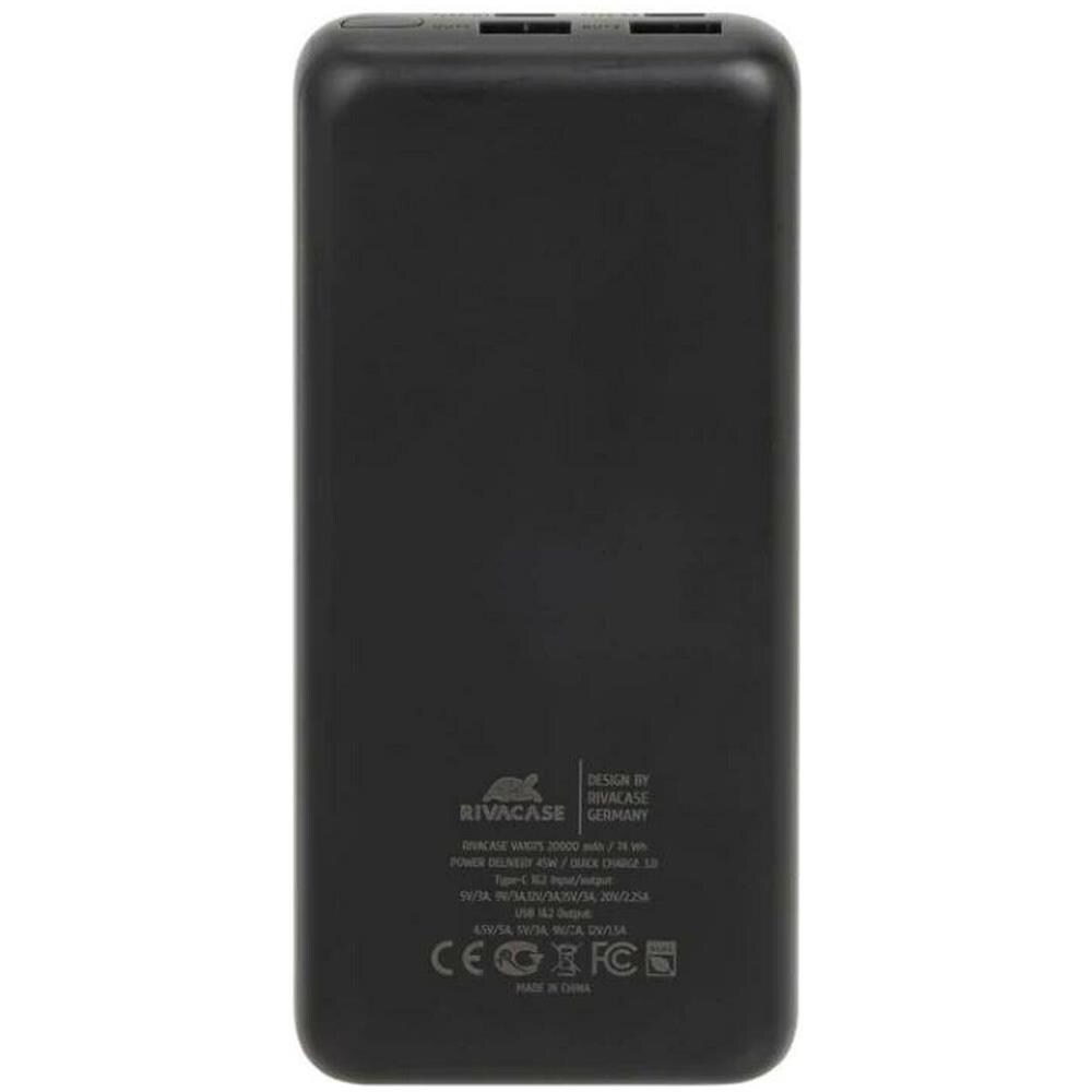 VA1075 (20000 mAh), Nero EU, Batteria Portatile QC /PD 45W con LCD, per Laptop - Foto 4