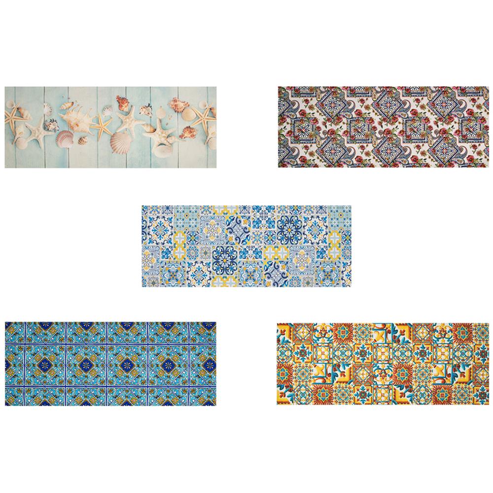 Tappeto Cucina Antiscivolo Stampa Digitale Emozioni Fantasie Maiolica Marina 58x115 Cetara - Foto 2