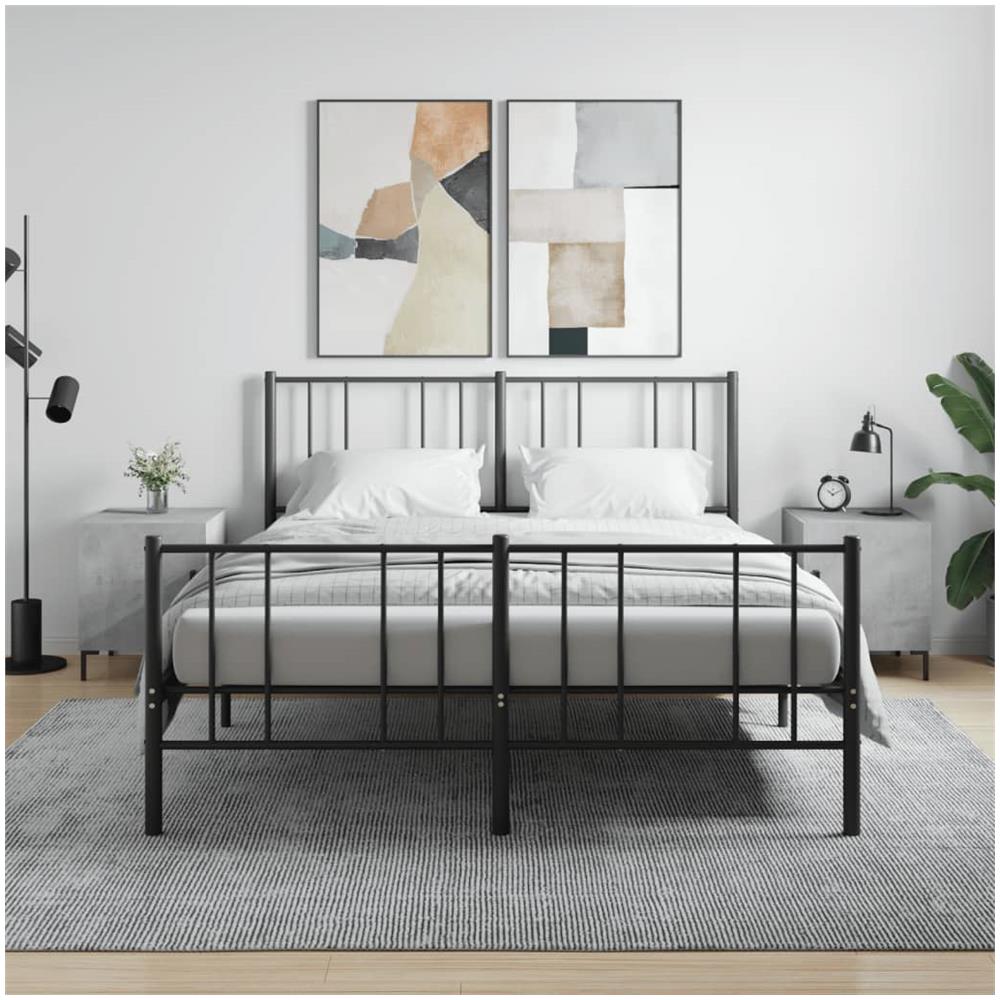 Comodini 2 Pz Grigio Cemento 40x40x50 Cm In Legno Multistrato - Foto 1