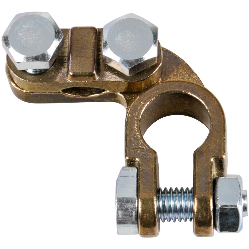 Morsetto Batteria Pesante; Fissaggio Cavo A Piastrina - Max Cavo ? 70 Mm - Polo Negativo - Foto 1