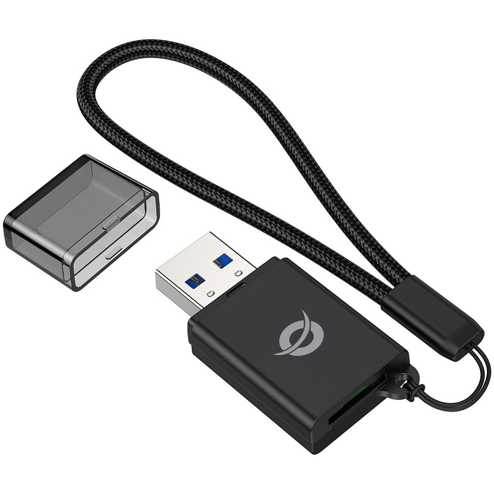 BIAN07B Lettore di Schede USB 3.2 Gen 1 (3.1 Gen 1) Type-A Nero - Foto 1