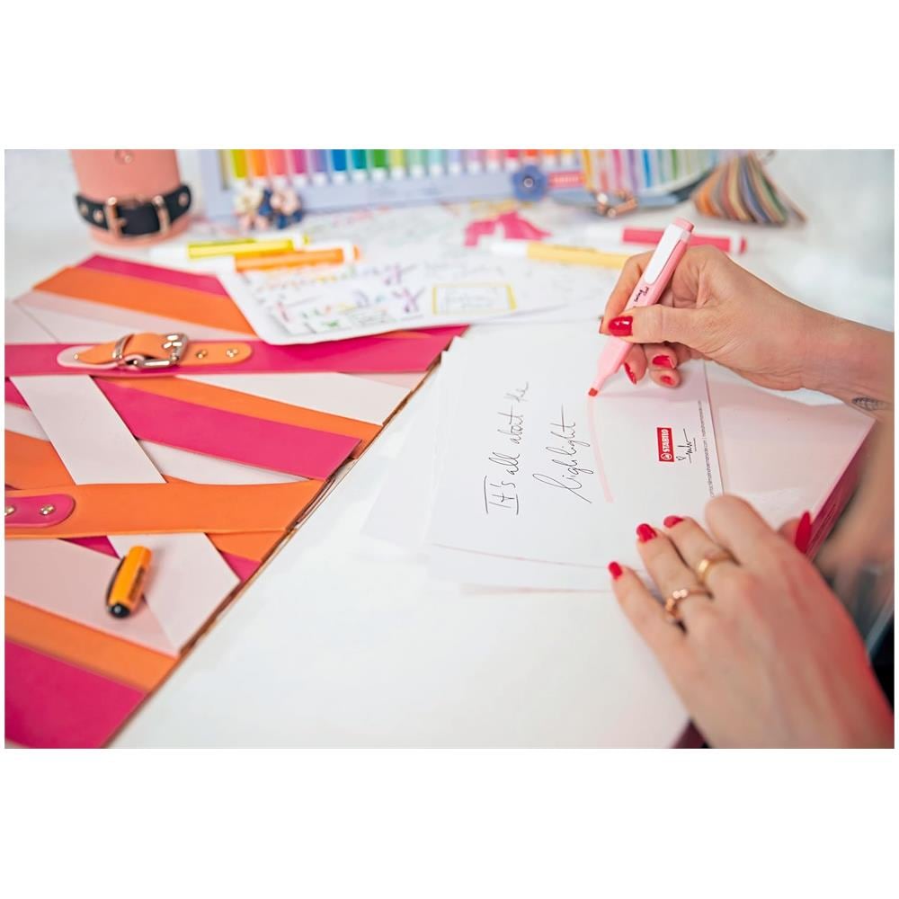 swing cool - Evidenziatore - Desk-Set - 18 Colori Assortiti 8 NEON + 10 Pastel - Foto 8