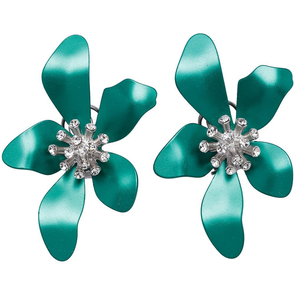 Orecchini a Bottone Floreali - Foto 1