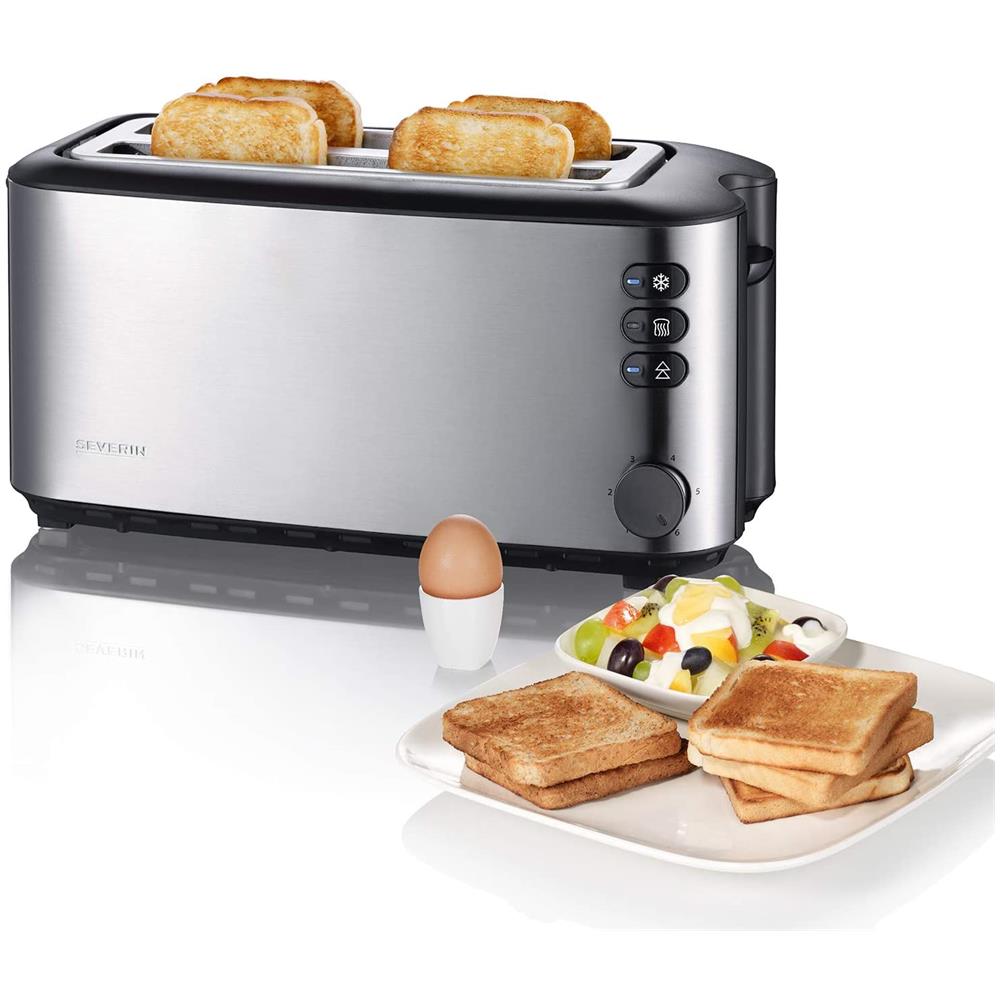 Tostapane AT2509 a 4 Fette Potenza 1400 W Colore Acciaio Inox - Foto 7