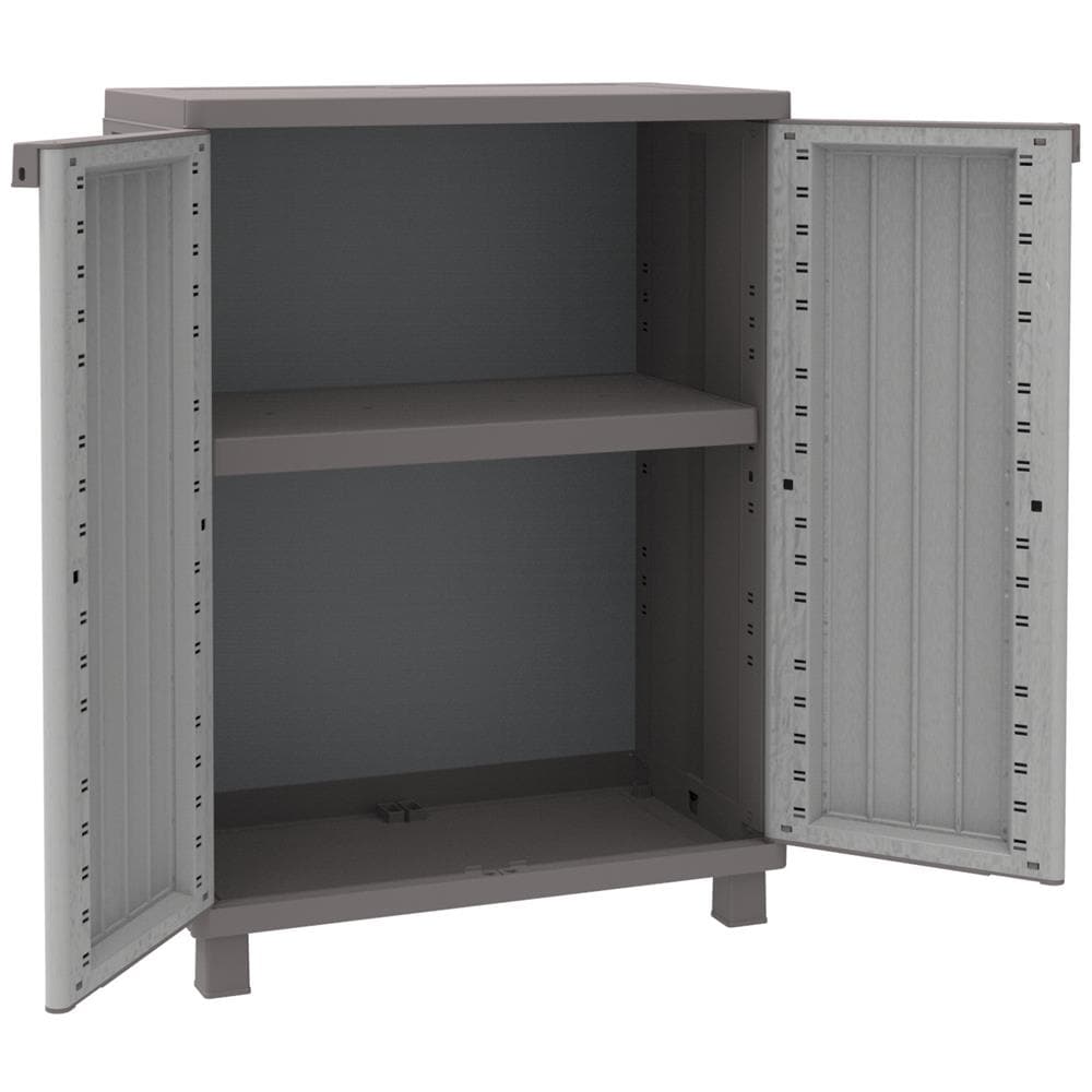 Armadio Jwood 68 basso 2 ante e 1 ripiano L68 x P37,5 x H91,5 - Foto 2