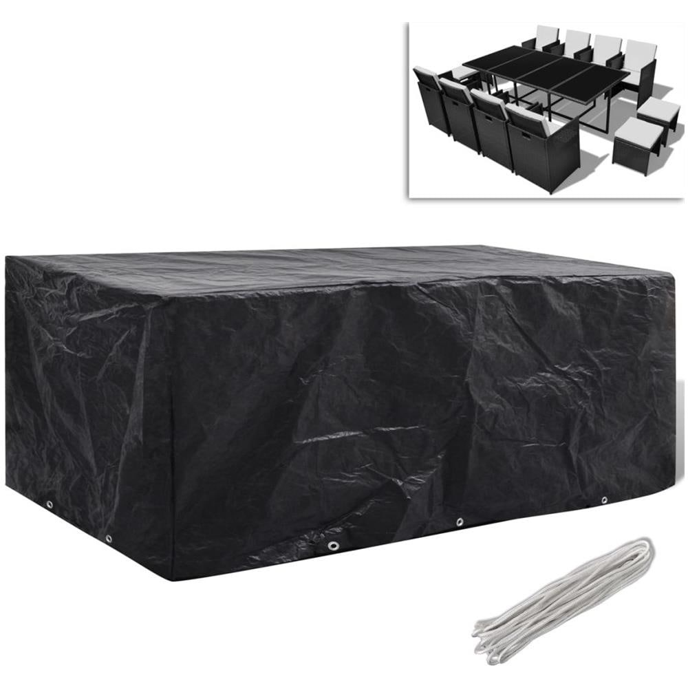 Telo Di Copertura Per Mobili Polirattan Con 10 Occhielli 229 X 113cm - Foto 2