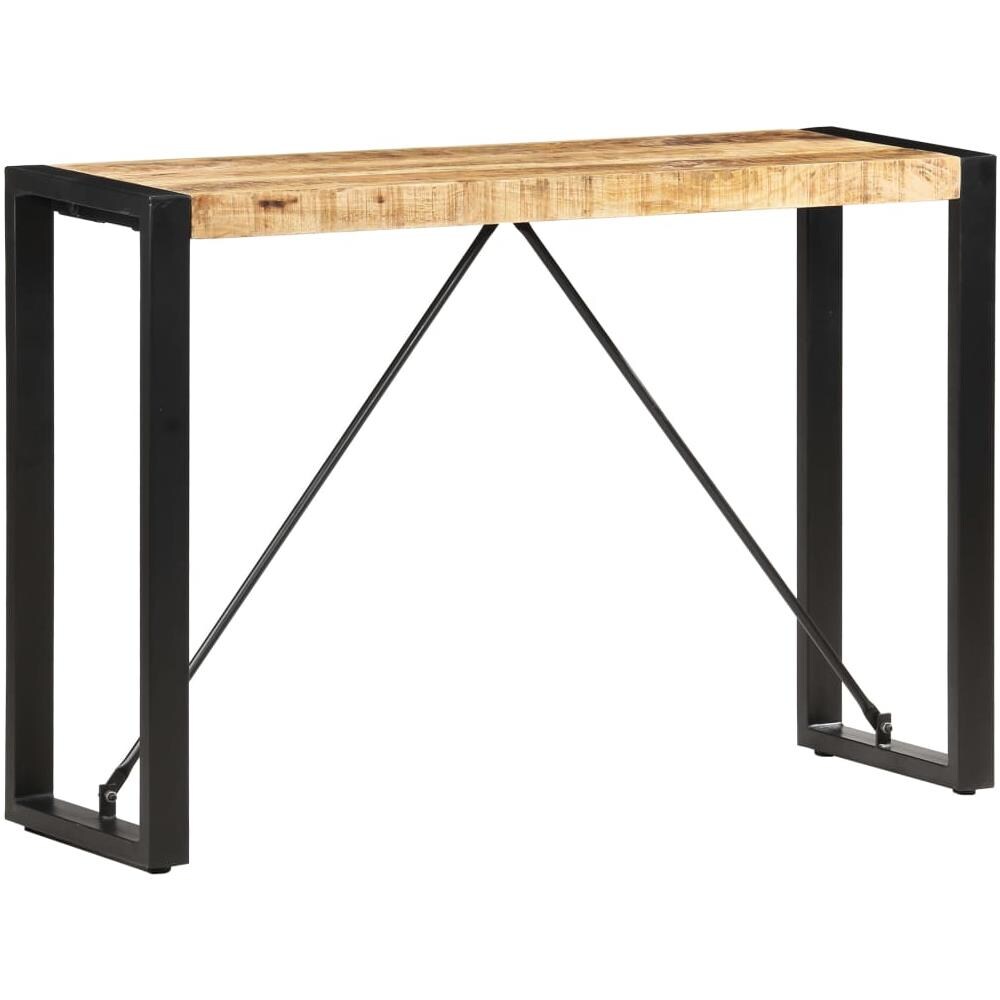 Tavolo Consolle 110x35x76 Cm In Legno Massello Di Mango - Foto 1
