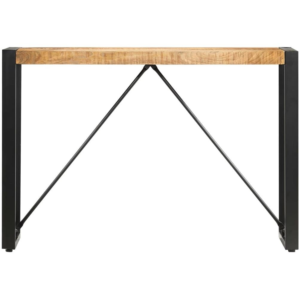 Tavolo Consolle 110x35x76 Cm In Legno Massello Di Mango - Foto 2