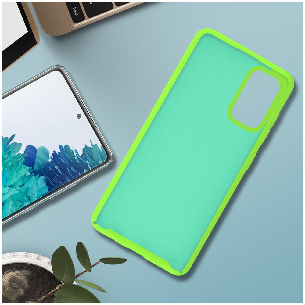 Cover Silicone Samsung Galaxy S20 Fe Semi-rigida Opaca Soft Touch Verde - Foto 2