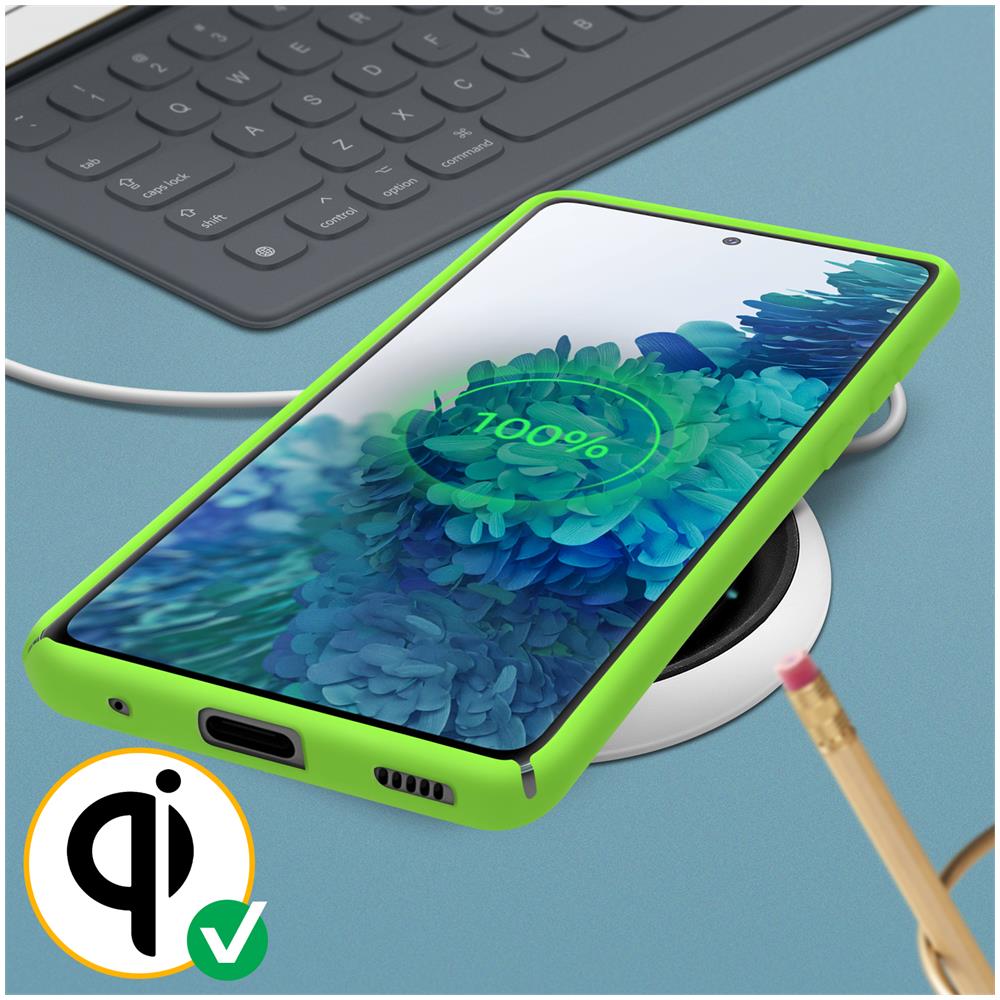 Cover Silicone Samsung Galaxy S20 Fe Semi-rigida Opaca Soft Touch Verde - Foto 5