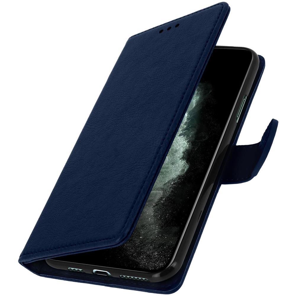Custodia Apple Iphone 11 Pro Max Portadocumenti Funzione Supporto Blu - Foto 2
