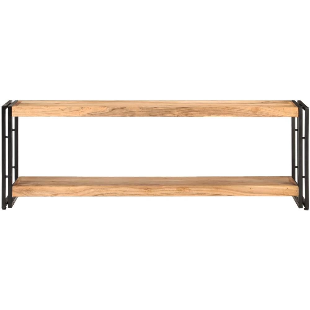 Mobile Porta TV 120x30x40 cm in Legno Massello di Acacia - Foto 2