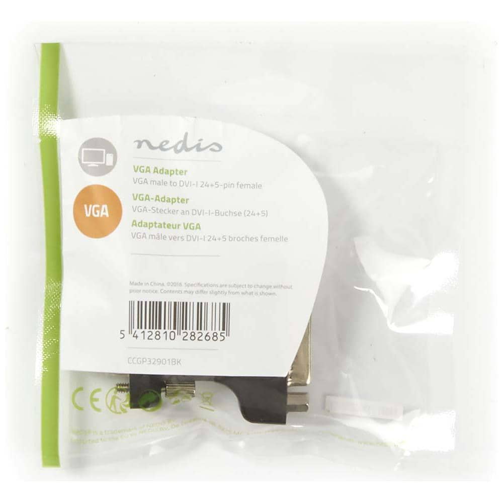 CCGP32901BK cavo di interfaccia e adattatore VGA DVI-I 24+5-Pin Nero - Foto 4