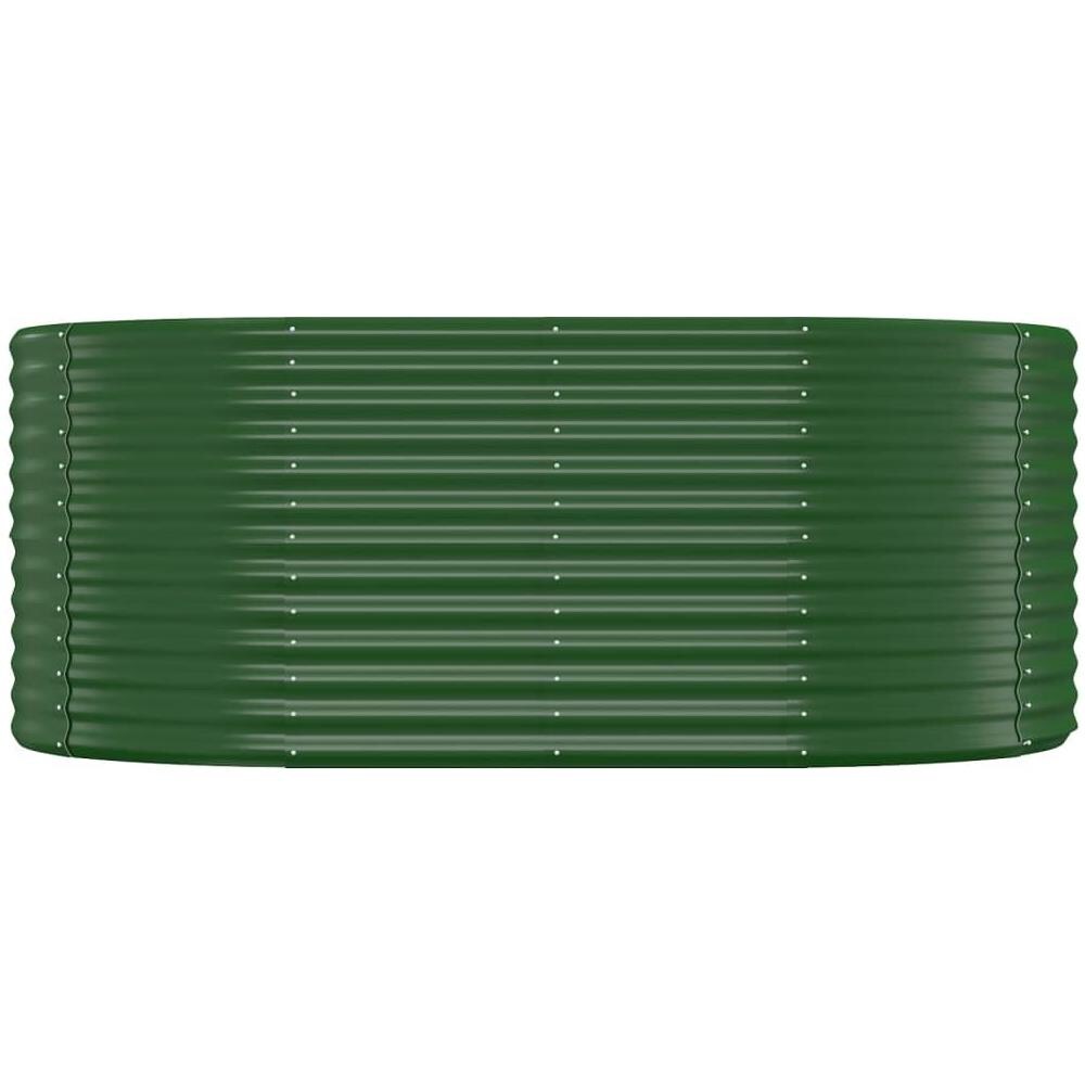 Letto Giardino Acciaio Verniciato a Polvere 175x100x68 cm Verde - Foto 2