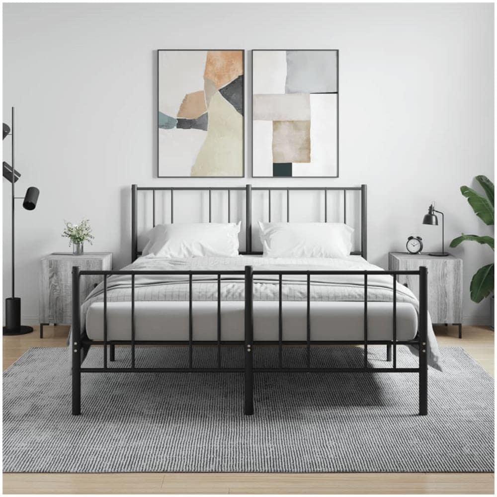 Comodini 2 Pz Grigio Sonoma 40x40x50 Cm In Legno Multistrato - Foto 1