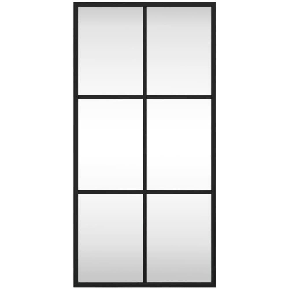 Specchio Da Parete Nero 30x60 Cm Rettangolare In Ferro - Foto 3