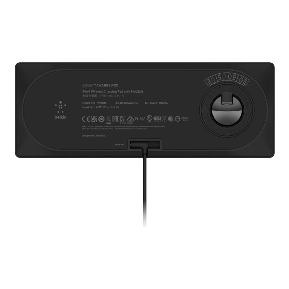 Tappetino di Ricarica Wireless 3 in 1 con Ricarica Ufficiale MagSafe da 15 W - Foto 6