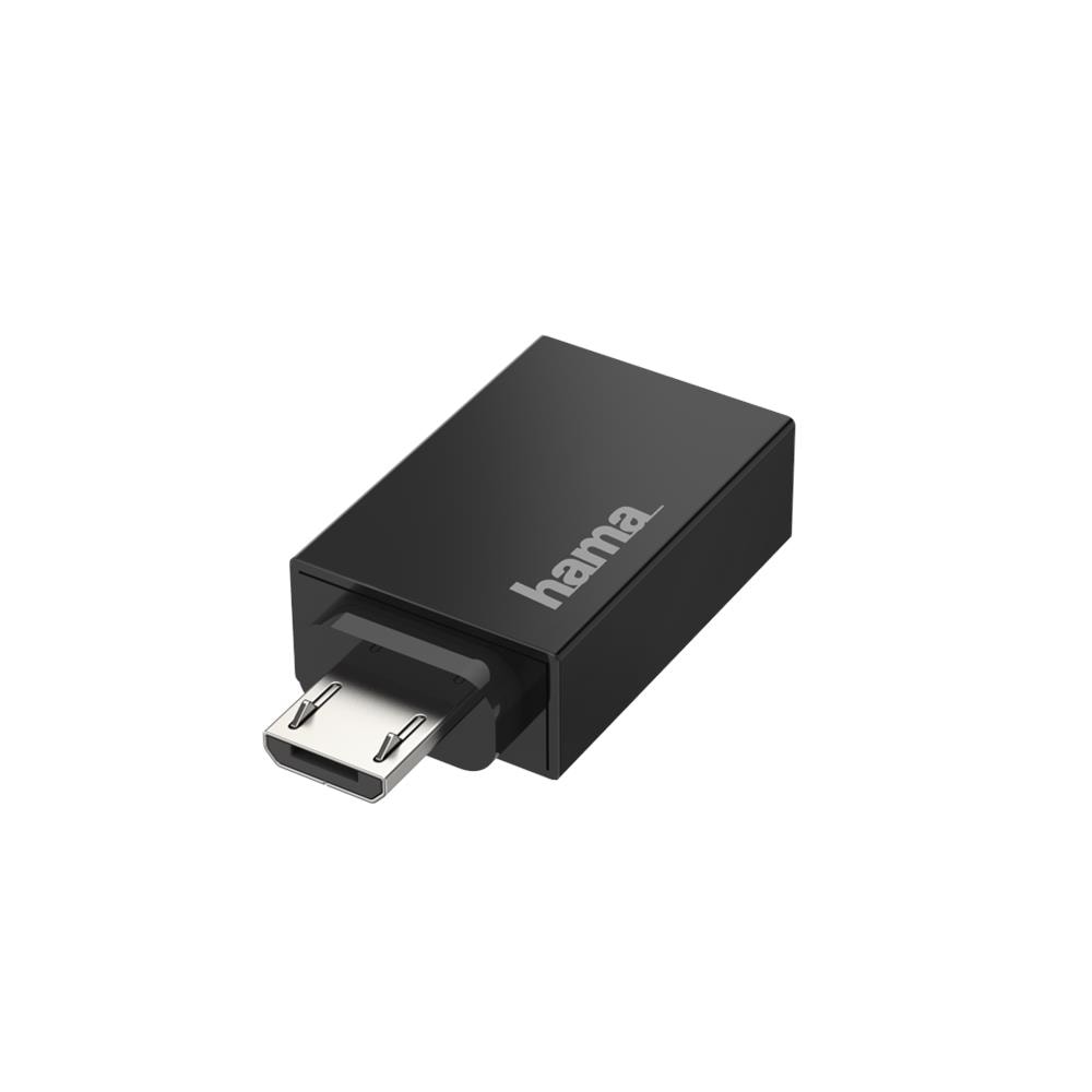Adattatore per tablet USB A 2.0 F /USB Micro B 2.0 M, OTG, nero - Foto 1