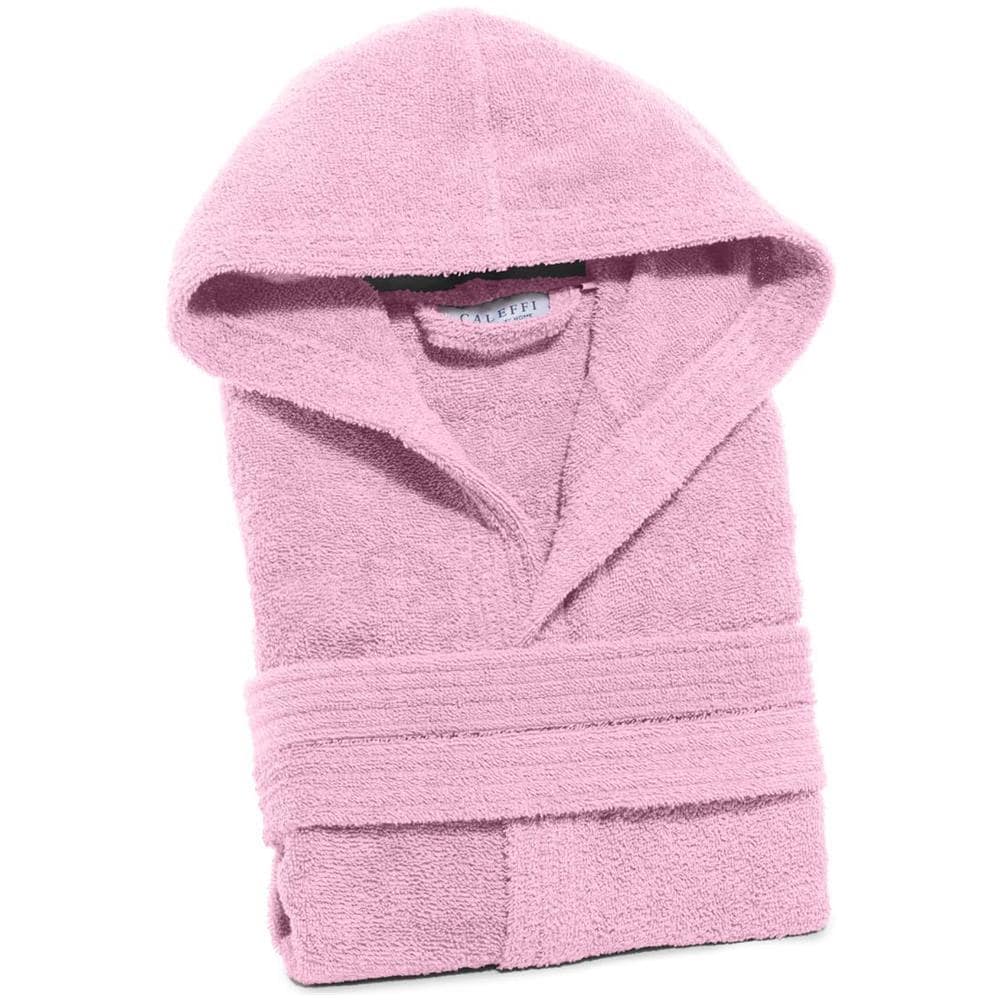 Accappatoio Con Cappuccio Spugnissima Minorca In Cotone Colore Rosa Misura S - Foto 1
