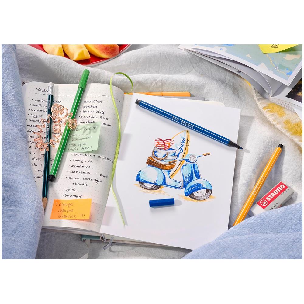 Pen 68 - Pennarello Premium - Rollerset con 25 colori assortiti - ARTY Edition - Foto 8