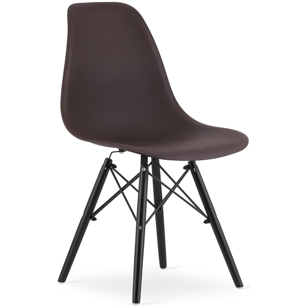 Sedia OSAKA Gambe nere Design ergonomico x3 - Foto 2