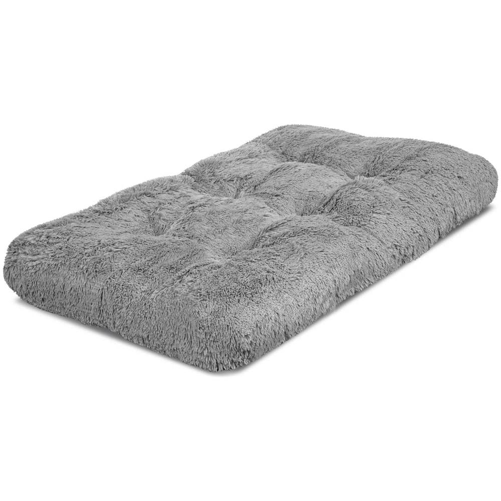 130x90 cm Cuscino per cuccia per cani Shaggy Grigio chiaro Impermeabile - Foto 2