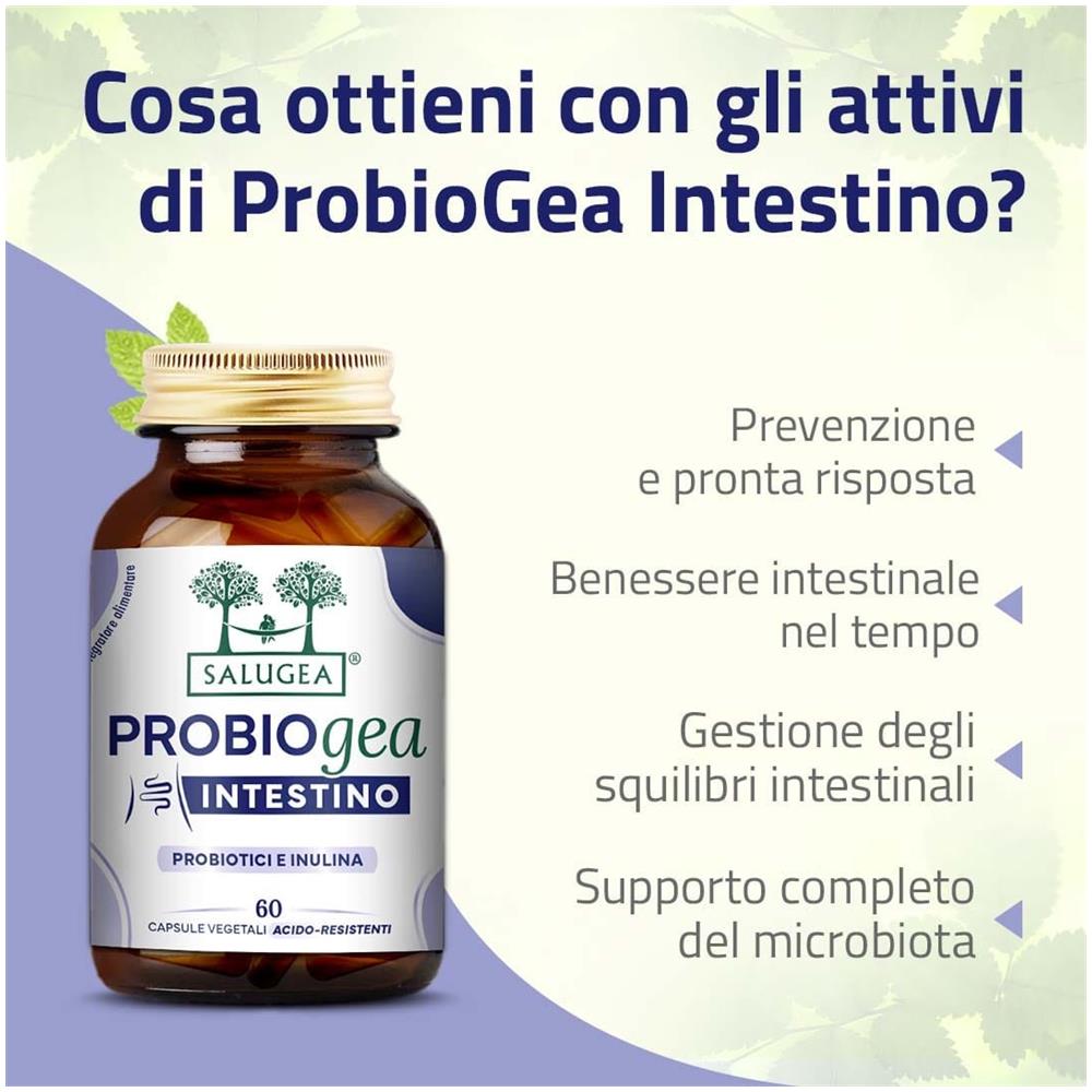 Probiogea Intestino Salugea 60 Capsule - Foto 2