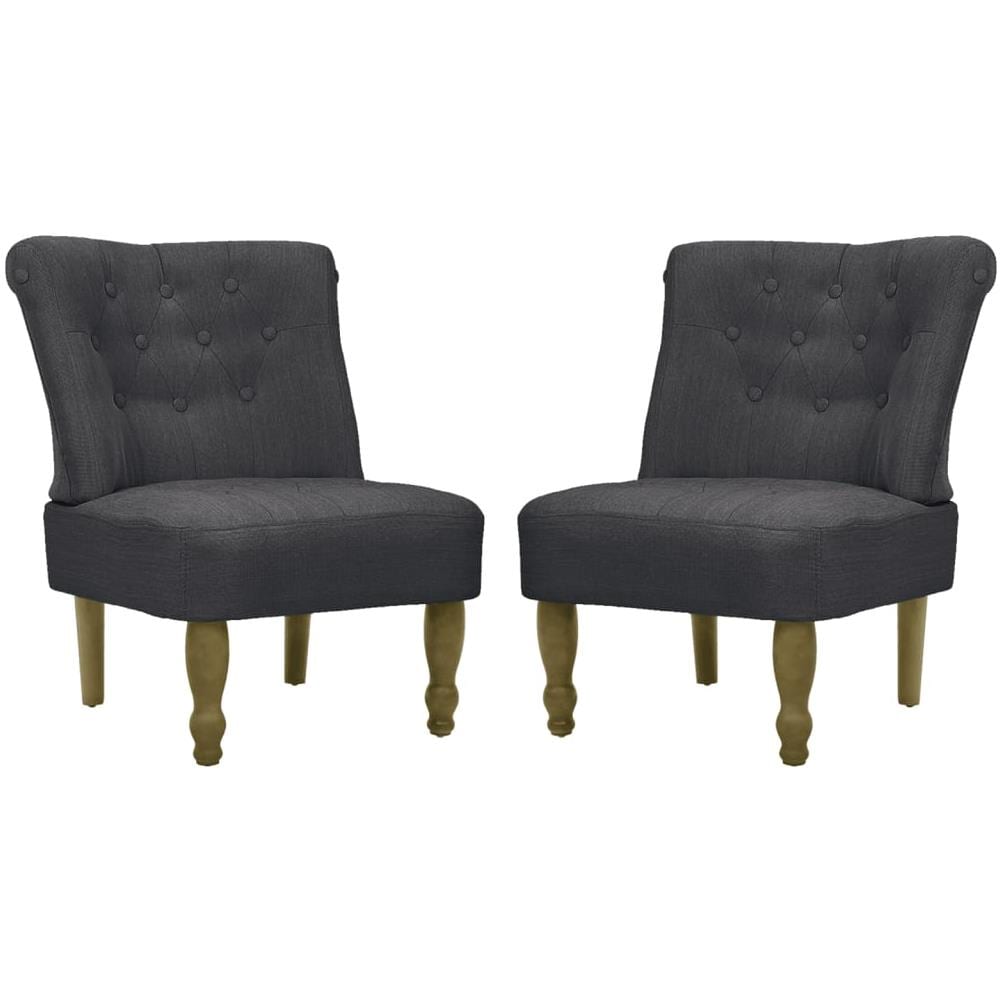 Poltrona Legno VidaXL Poltroncina Alla Francese Trapuntata