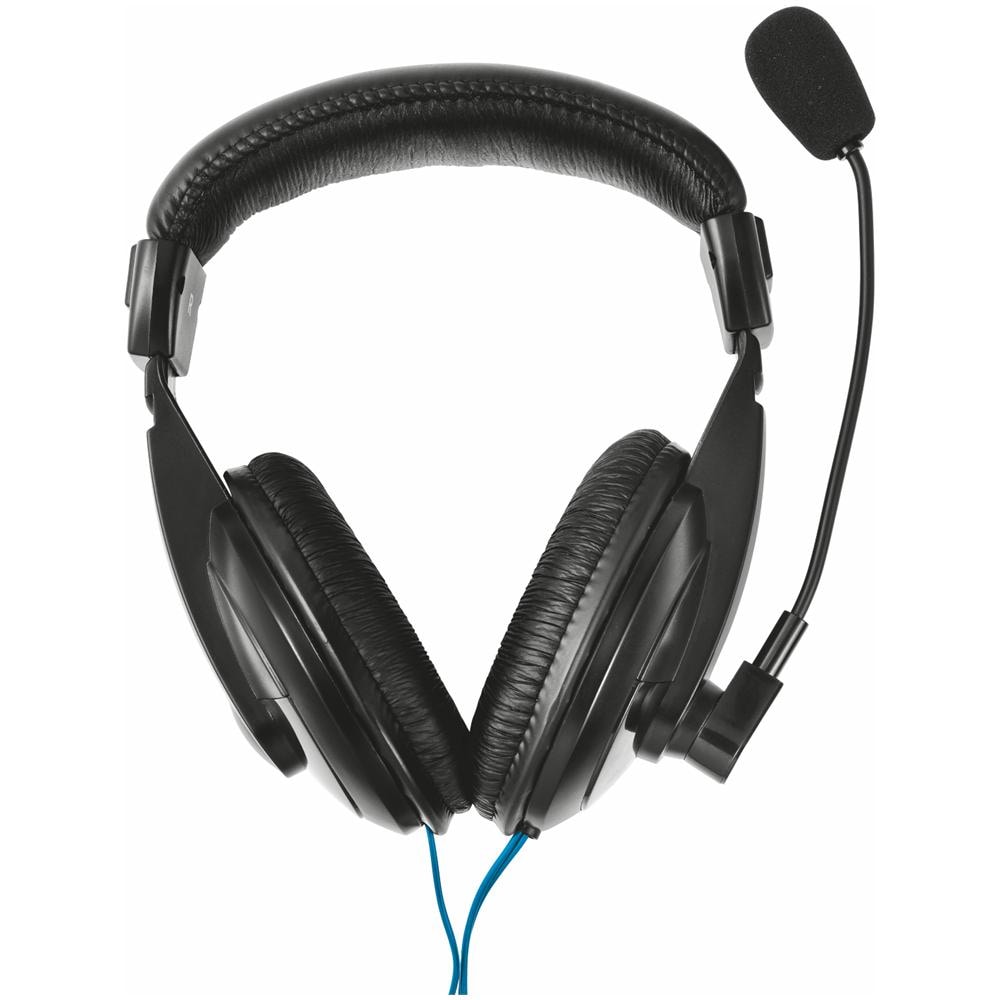 Cuffie con Cavo Microfono Integrato per PC Colore Nero - Foto 2