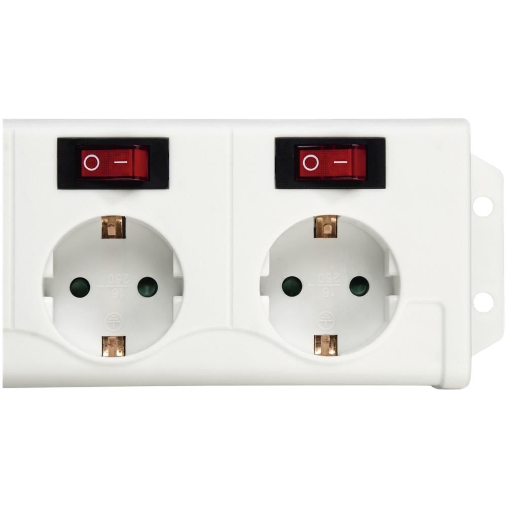Presa multipla 6+1 XL singolarmente commutabile bianco - Foto 3