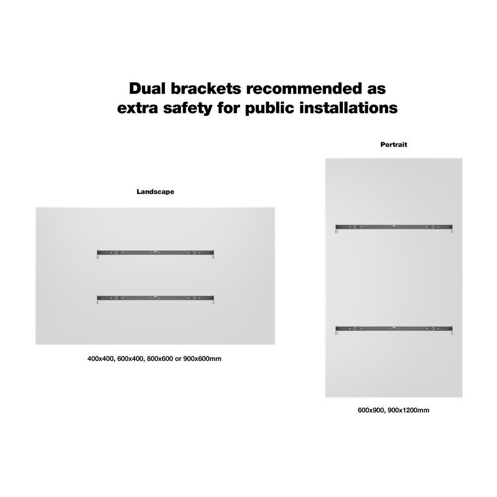 Fixed Bracket Anti-theft System Up To 65in - Foto 20