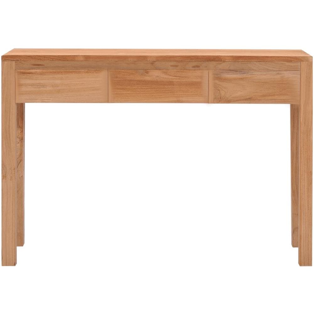 Tavolo Consolle 110x35x75 Cm In Legno Massello Di Teak - Foto 2