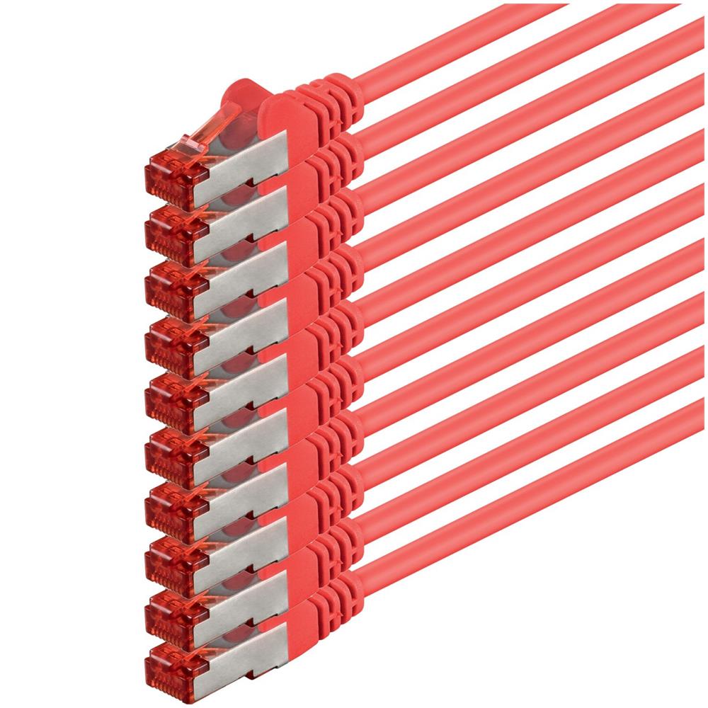 10.0m 2x RJ-45 Cat6 S / FTP (S-STP) M / M, 10m, Cat6, S / FTP (S-STP) - Foto 1