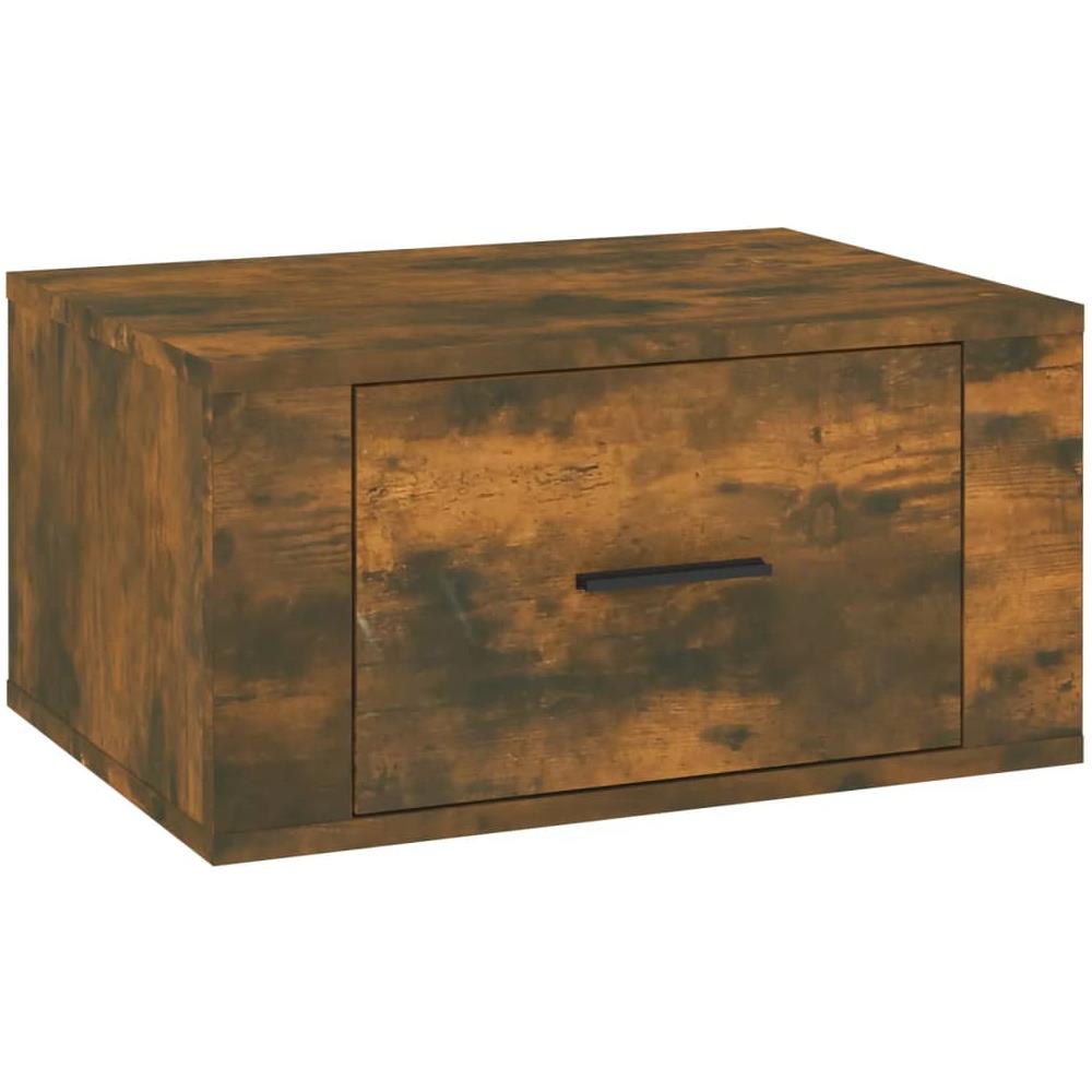Comodino A Muro Rovere Fumo 50x36x25 Cm - Foto 2