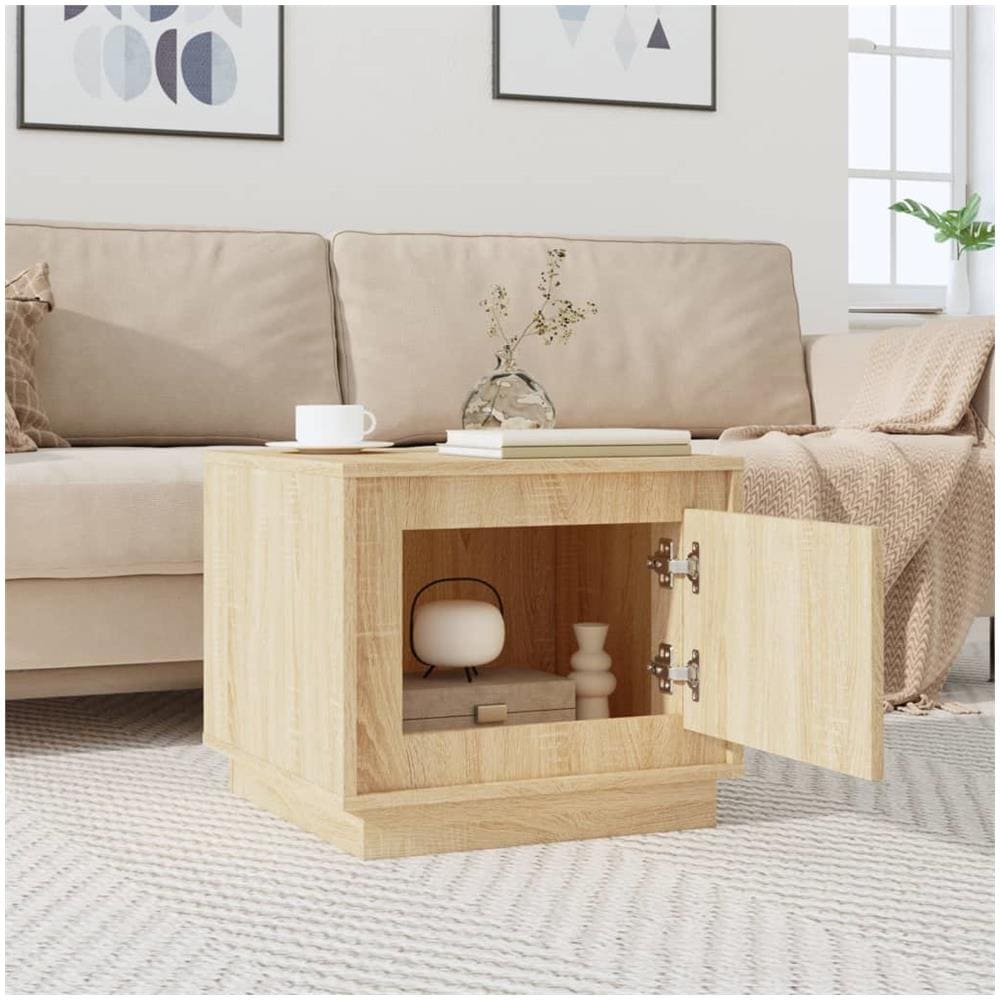 Tavolino Da Salotto Rovere Sonoma 51x50x44 Cm Legno Multistrato - Foto 7