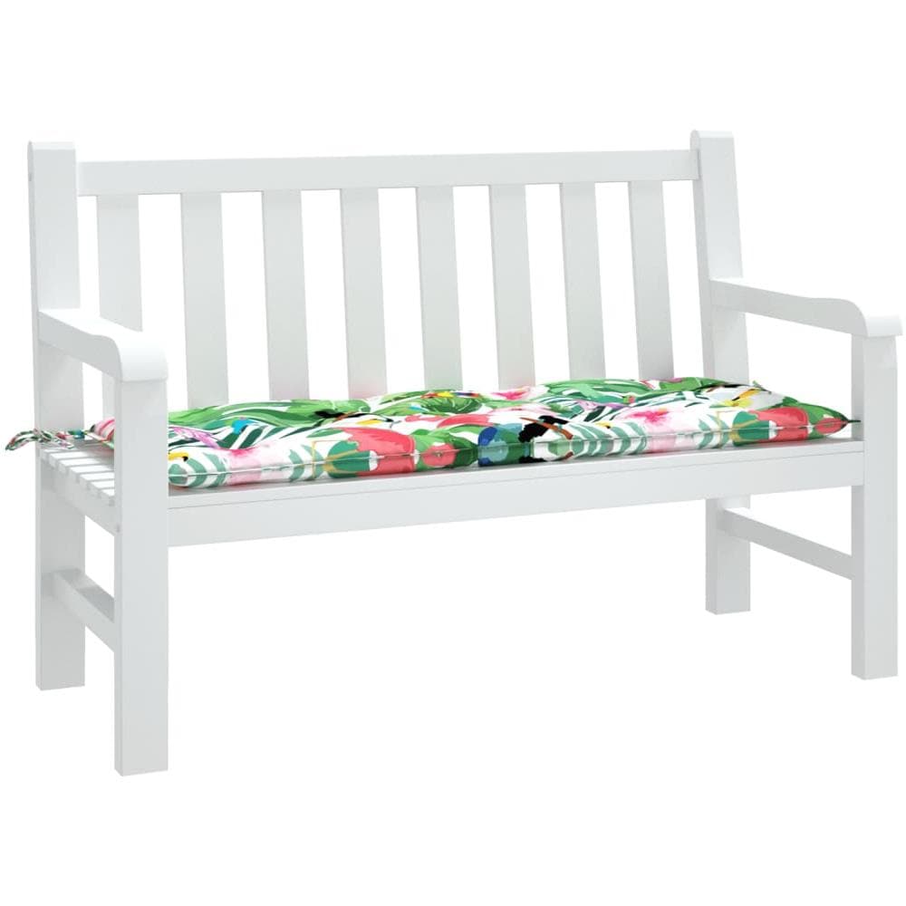 Cuscino Per Panca Da Giardino Multicolore 120x50x7cm In Tessuto - Foto 3