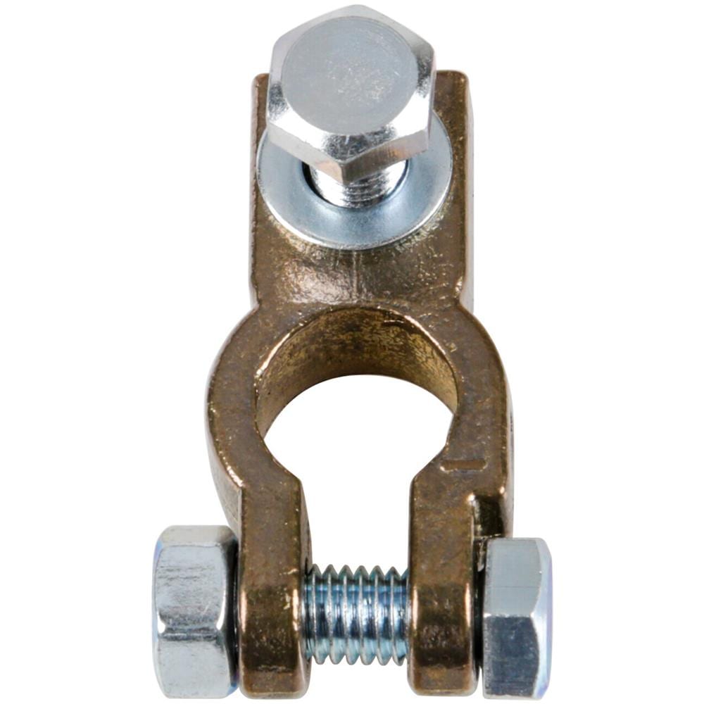 Morsetto Batteria Rinforzato; Fissaggio Cavo A Capocorda Su Vite - Foro Capocorda ? 8 Mm - Polo Negativo - Foto 1