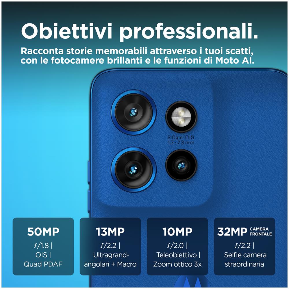 Moto Edge 50 Neo 5G 512GB 12GB Ram Display 6.36? FHD+ Main Camera 50MP NanoSIM+eSIM Android 14 Dimensity 7300 4310mAh Nautical Blue - Foto 11