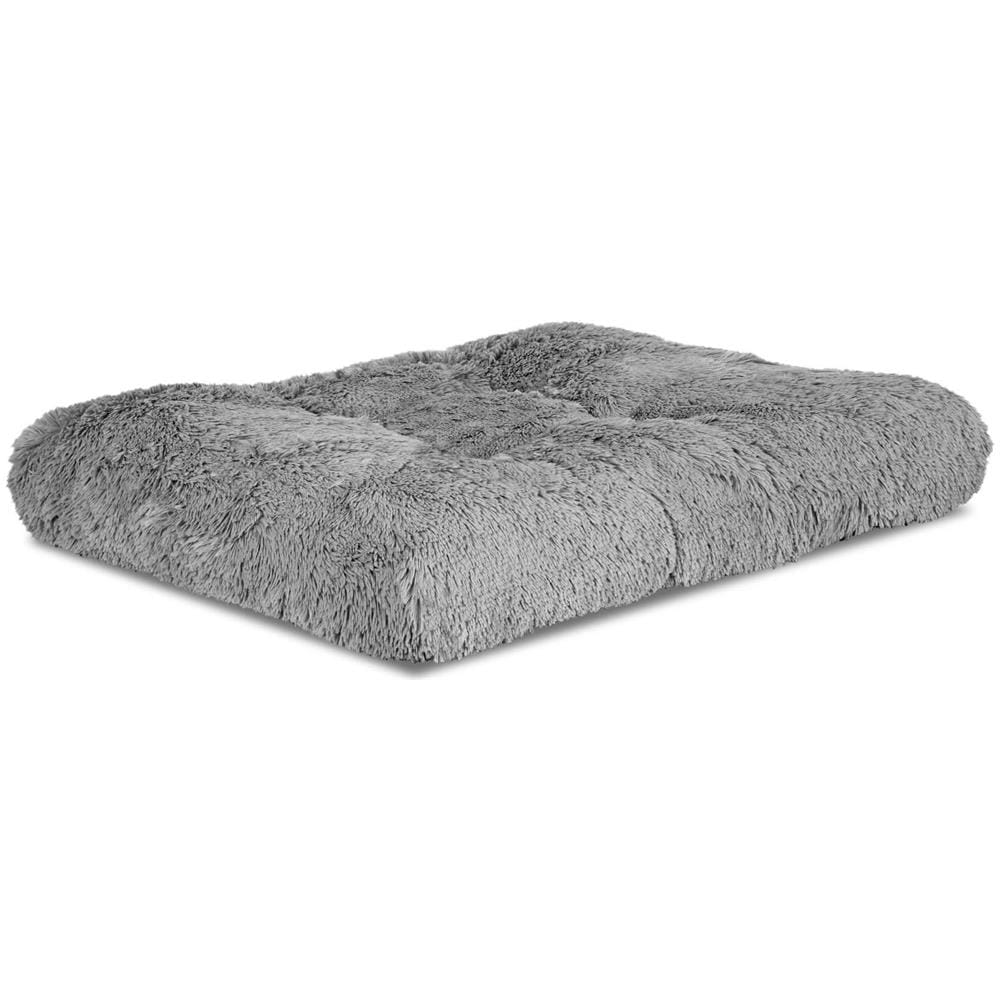 80x60 cm Letto per cani Shaggy Cushion Grigio chiaro Impermeabile - Foto 2